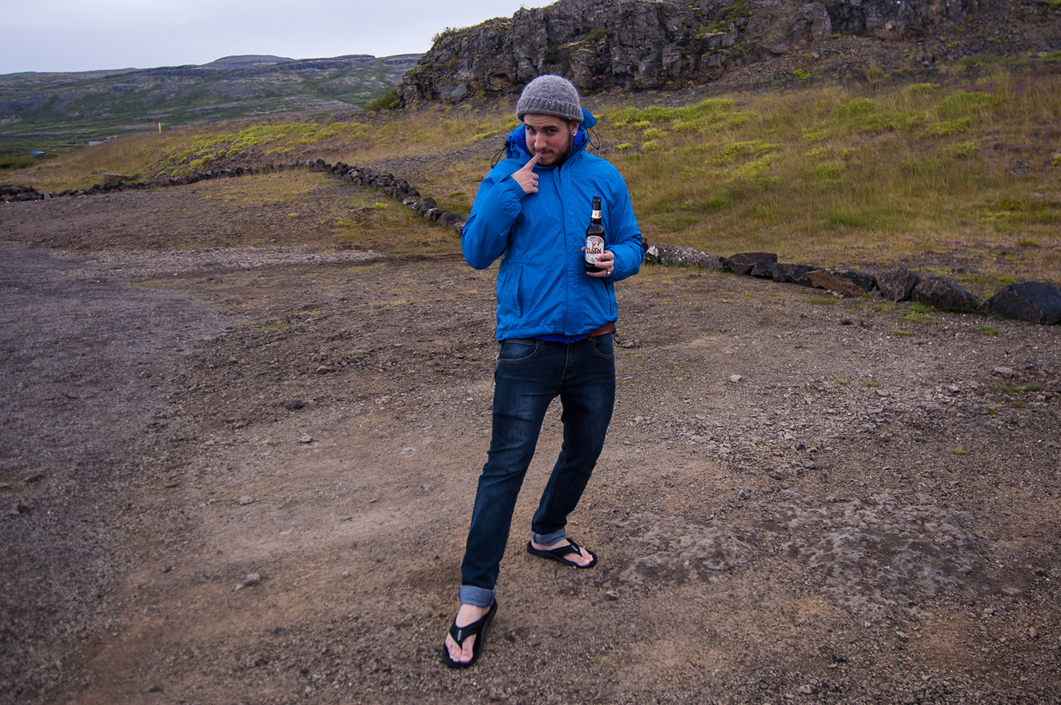 Crime, il fait 10C et on est bien en gougounes (et d'un chic fou!).