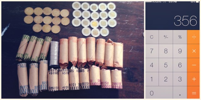 Les 356$ en question.